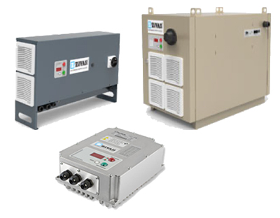 Batteries/Chargers – Kraft Fluid Systems, Electric Drives Division